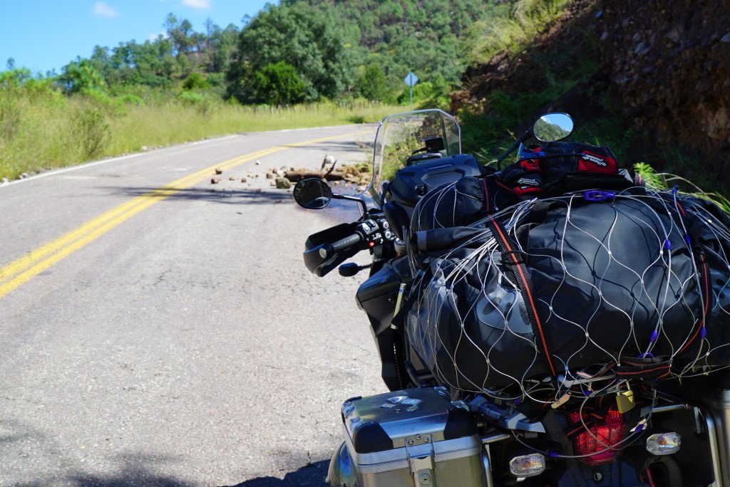 Debris in road