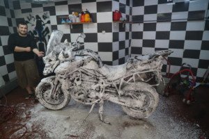Soaped up bike
