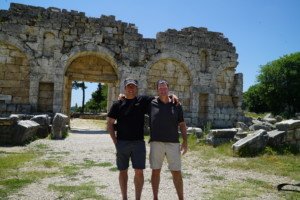 Roy and Dave at Perga ruins