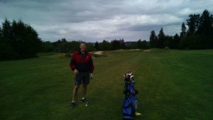 Dave Golfing