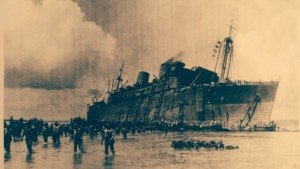 SS President Coolidge Vintage Photo