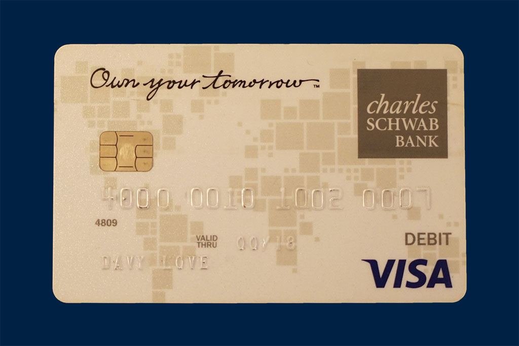Debit-Card-Blue Charles Schwab Debit Card