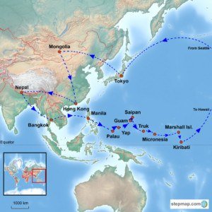 North Asia North Pacific Route 2018