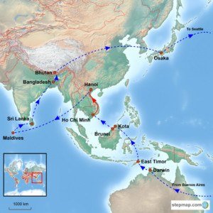 Spring 2018 Route Map